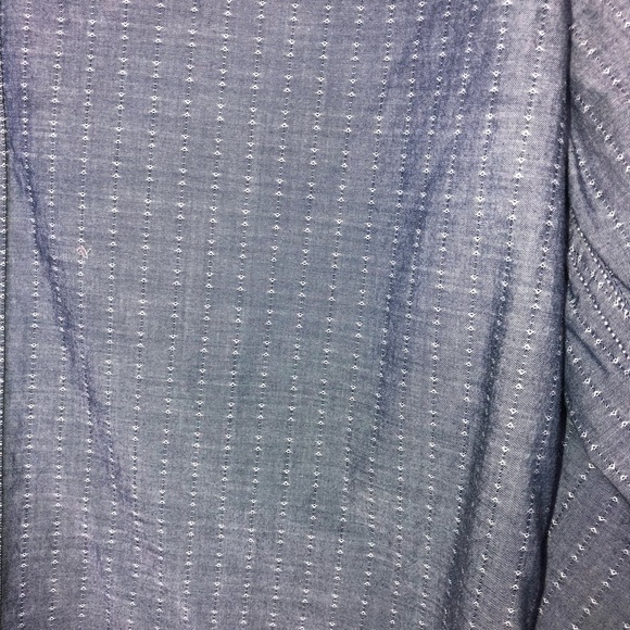 Bixby Men’s Textured Blue Print Nomad Long Sleeve Button Down Shirt Size Small - Picture 4 of 7